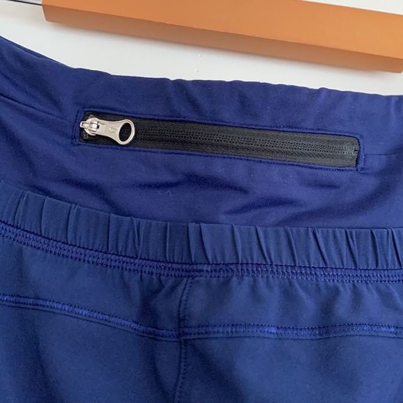 lululemon Fast Lane Shorts Fuel Band Hero Blue Sz10 - Picture 7 of 11